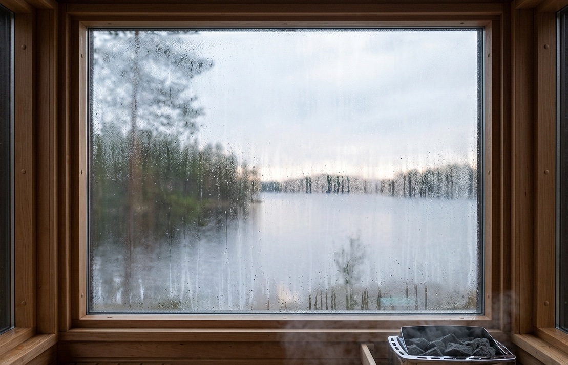 Sauna finlandais en bois sur mesure, ambiance chaleureuse